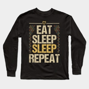 Eat Sleep Math Repeat Long Sleeve T-Shirt